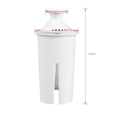 Replacement Water Filter for Pitchers and Dispensers