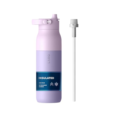 Swig Top Insulated Stainless Steel Water Bottle with Straw and Handle