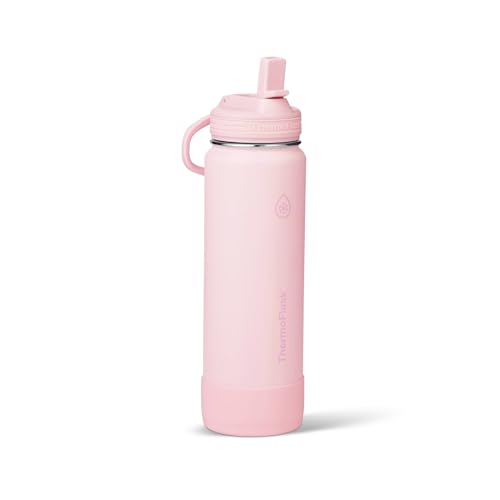 Insulated Water Bottle with Straw Lid