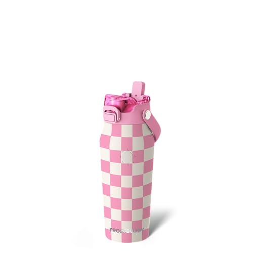 Bottle Buddy 16 oz Insulated Water Bottle with Straw & Chug Lid