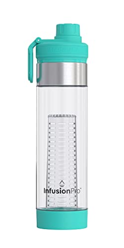 24 oz Fruit Infuser Water Bottle with Twist Cap Lid