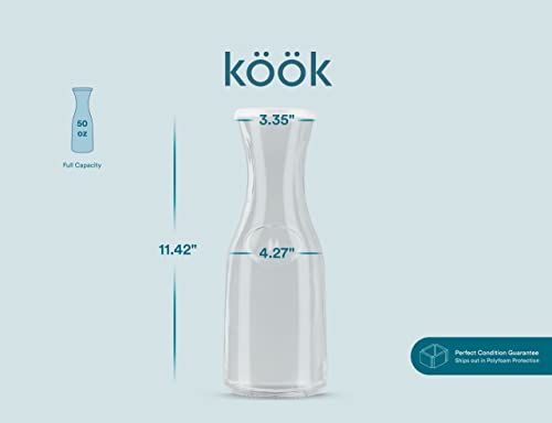 Glass Carafe Pitchers (3 Count)