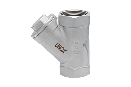 3/4" Y-Type Stainless Steel Industrial Strainer - AISI 304 - Water Oil Filter for Plumbing Tools & HVAC Systems, Heavy-Duty Pipeline Protection, PN6/PN10 Rated