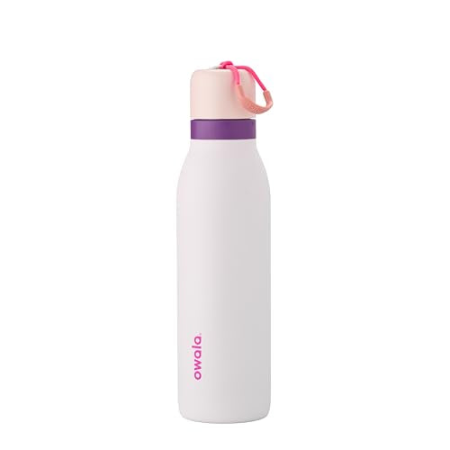 FreeSip Twist Stainless Steel Water Bottle 18 oz Dreamy Field