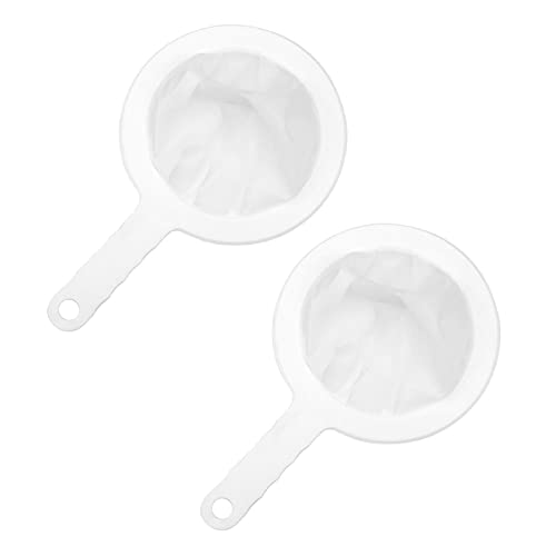 200 Mesh Fine Mesh Strainer Set 2 Pack Juice Nut Milk Tea Filter
