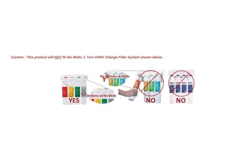 RO Pure 4 Pack Filter Kit with Membrane Push Button (4 Count)