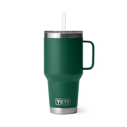 Rambler 35 oz Tumbler with Handle and Straw Lid