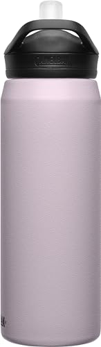 Eddy+ Insulated Stainless Steel Bite Valve Straw Water Bottle Purple Sky