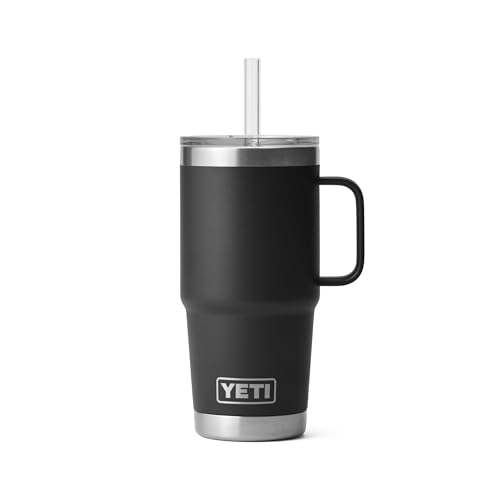 Rambler 25 oz Tumbler with Handle and Straw Lid