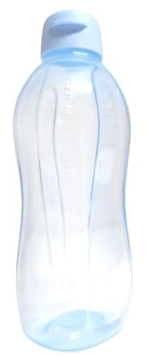 to Go Eco Easy 2.0 Litre Bottle XXL Water Bottle with Clip Closure Flip Top 2000 ml Ice Blue