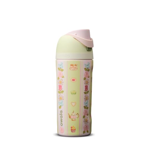 FreeSip Kids Stainless Steel Water Bottle 16 oz Pretty Polite