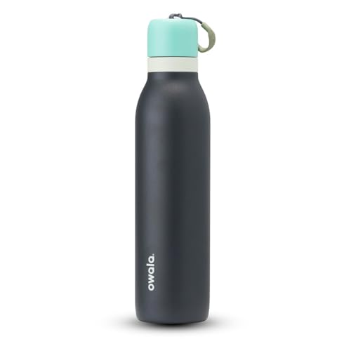 FreeSip Twist Stainless Steel Water Bottle 24 oz Foggy Tide