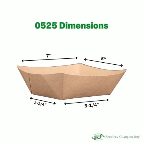 0525 #300 ECO Kraft Paperboard Food Tray