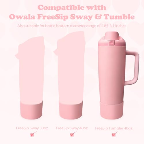 Silicone Boot for Owala 30oz & 40oz FreeSip Sway Bottles & Tumblers