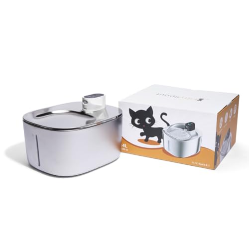 Wireless Cat Water Fountain Stainless Steel