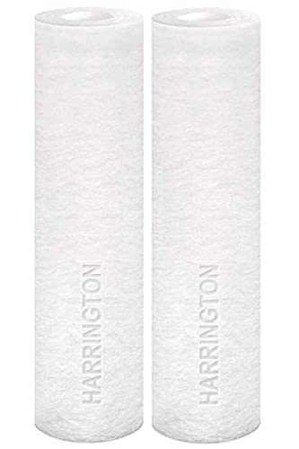 HVV5 10N 5 Micron 10" x 2.5" Premium Sediment Water Filter Replacement Cartridge (2 Count)