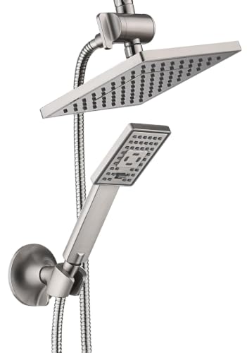 Rain Shower Head with Handheld Spray