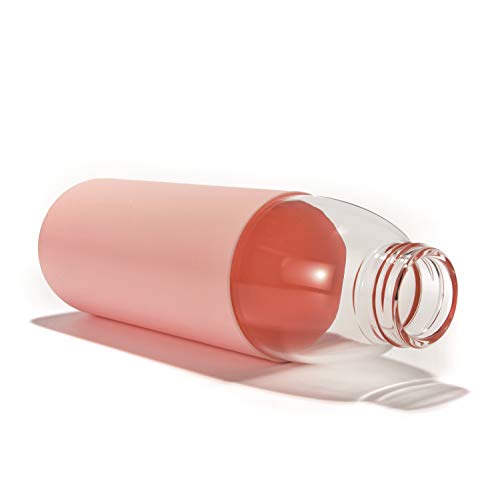 25 Oz Borosilicate Glass Water Bottles with Bamboo Lid