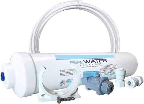 Inline Water Filter Kit for Refrigerators and Ice Makers