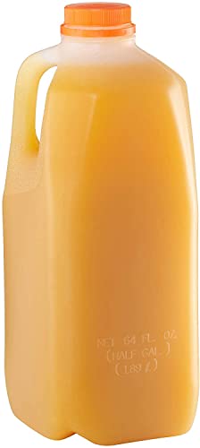 Empty Plastic Juice Bottles with Tamper Evident Caps 64 OZ (10 Count)