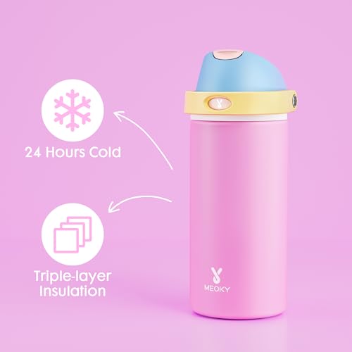 18 oz Insulated Water Bottle for Kids