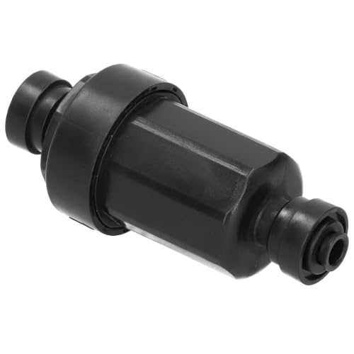 1 4in Irrigation Filter with Stainless Steel Strainer Quick Connect Filtration System for Courtyards Gardens Black 3.9x1.6in