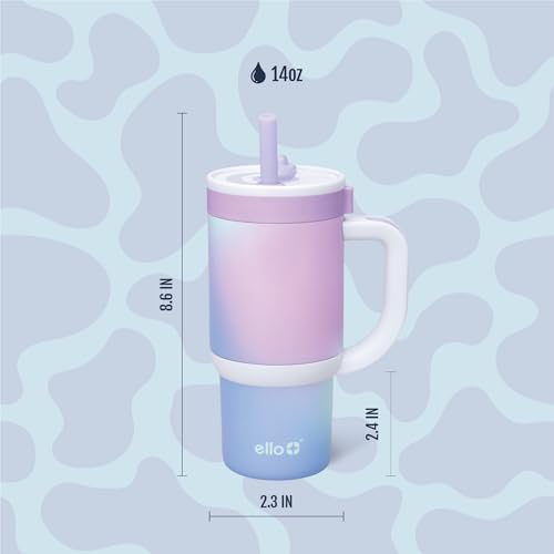 Oasis 14oz Insulated Stainless Steel Kids Tumbler with Straw