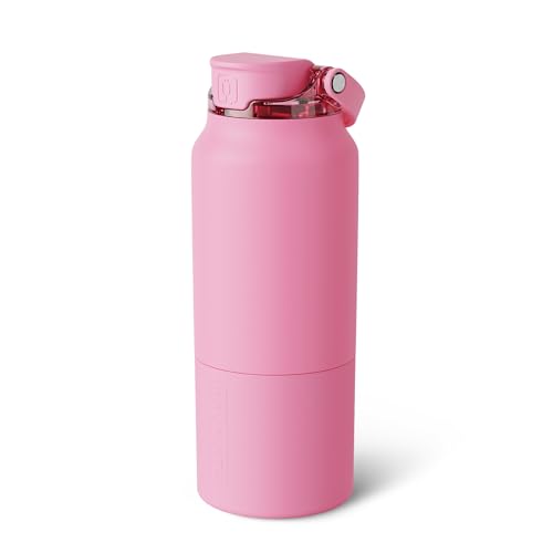Rise 35oz Water Bottle With 100% Leakproof Covered Silicone Straw