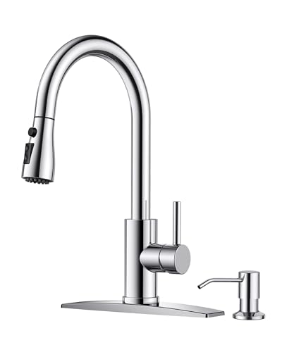 Kitchen Faucet with Soap Dispenser