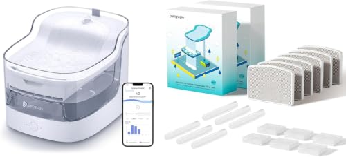 Cat Water Fountain with 6 Packs Replacement Filters