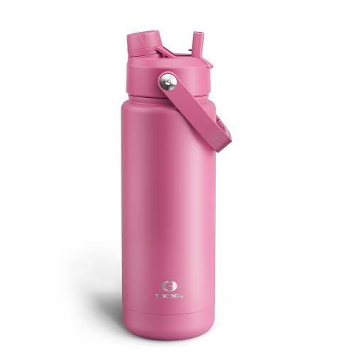 Insulated Water Bottle with Straw Stainless Steel Water Bottle