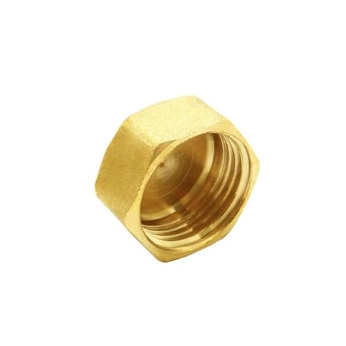 2Set Brass Bulkhead Fitting with Plug 3 (2 Count)