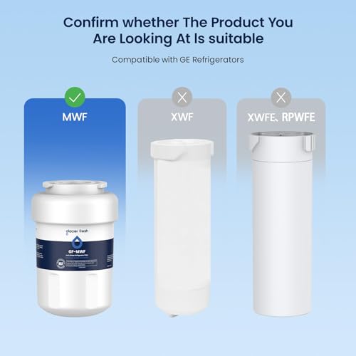 MWF Refrigerator Water Filter Compatible with GE
