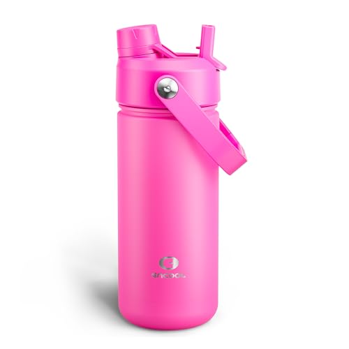 Insulated Water Bottle with Straw Stainless Steel Water Bottle