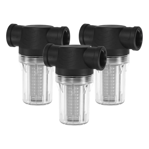 3 Pack Water Pump Strainer with 40 Mesh Stainless Steel Filter Screen