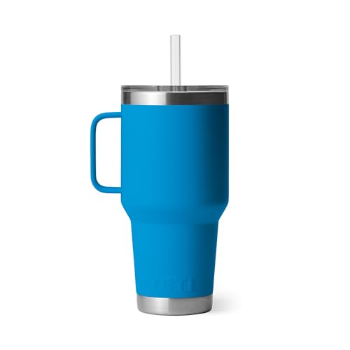 Rambler 35 oz Tumbler with Handle and Straw Lid