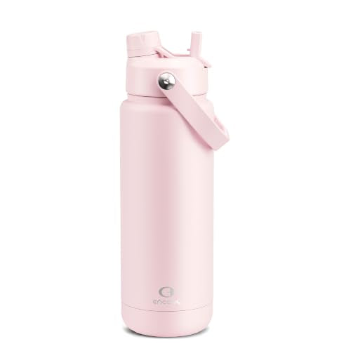 Insulated Water Bottle with Straw Stainless Steel Water Bottle