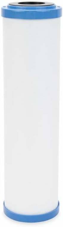 Camco Camper/RV Premium Replacement Cartridge for Inline Water Filter - Fits EVO RV Water Filter Housing - Premium Carbon Absorbs Harmful Compounds & Reduces Bad Taste, Odor, Bacteria and More (40624)