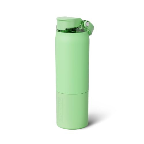 Rise 25oz Water Bottle With 100% Leakproof Covered Silicone Straw