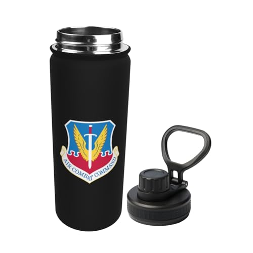 Acc Shield Water Bottle 18OZ Stainless Steel Insulated Water Bottles With Spout Lid Sports Keep Cold and Hot Water Bottle For Biking Hiking