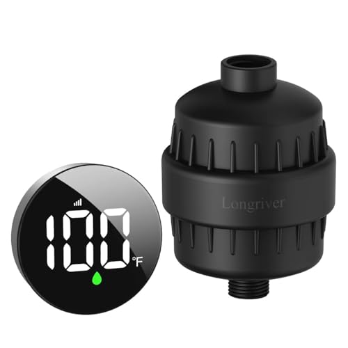 Tem8 Shower Filter Fixture with Temperature Display