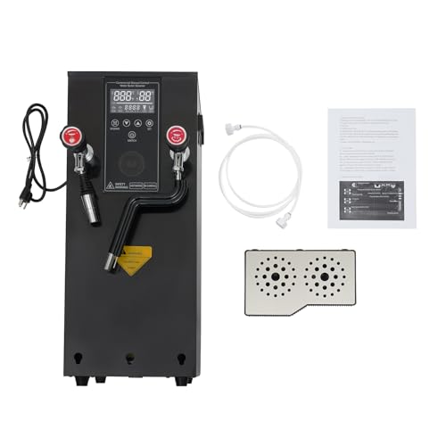 Hot Water Dispenser 3.2Gal Commercial Water Boiler with Cup Temperature Probe & Removable Drip Tray Timing1