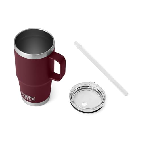 Rambler 25 oz Tumbler with Handle and Straw Lid