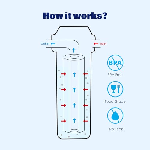 Whole House RV Water Filter Housing Clear