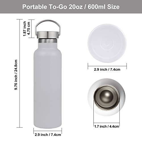 20 oz Insulated Water Bottles Bulk 2 Pack