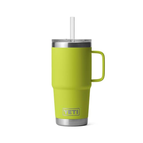 Rambler 25 oz Tumbler with Handle and Straw Lid