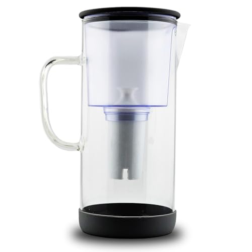 Glass Pitcher with Mineral Rich pH Balancing Filter