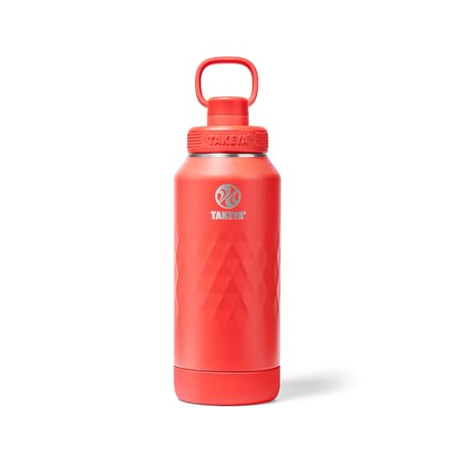 Sport Triple Insulated Water Bottle with Spout Lid and Ice Blocker