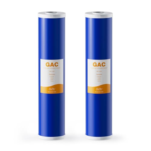 5 Micron 20" x 4.5" GAC Granular Carbon Whole House Water Filter (2 Count)