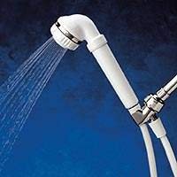 HH-WH) Handheld Shower Filter with Hose; White